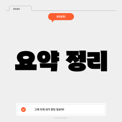 요약 정리