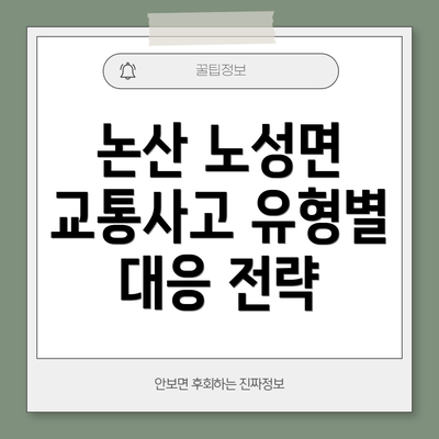 논산 노성면 교통사고 유형별 대응 전략