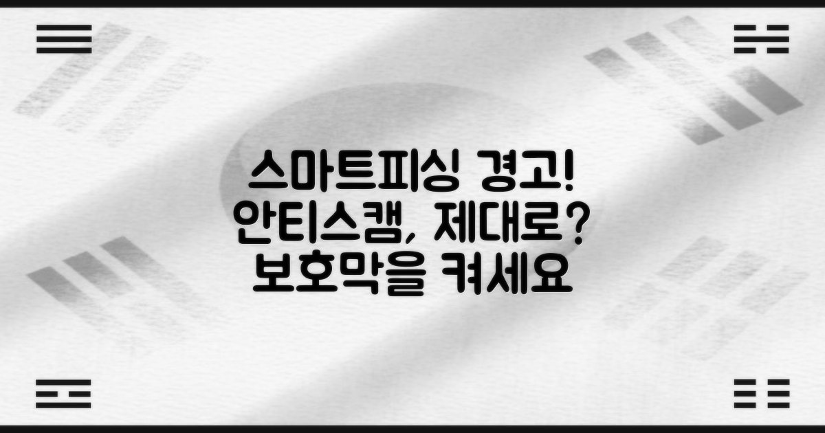 스마트피싱 보호, 안티스캠 제대로 쓰고 있나요?