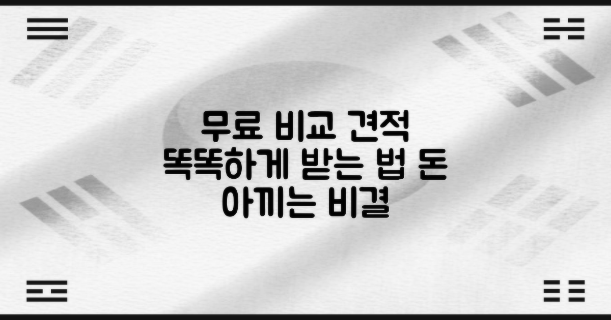 무료 비교 견적, 제대로 활용하는 법?