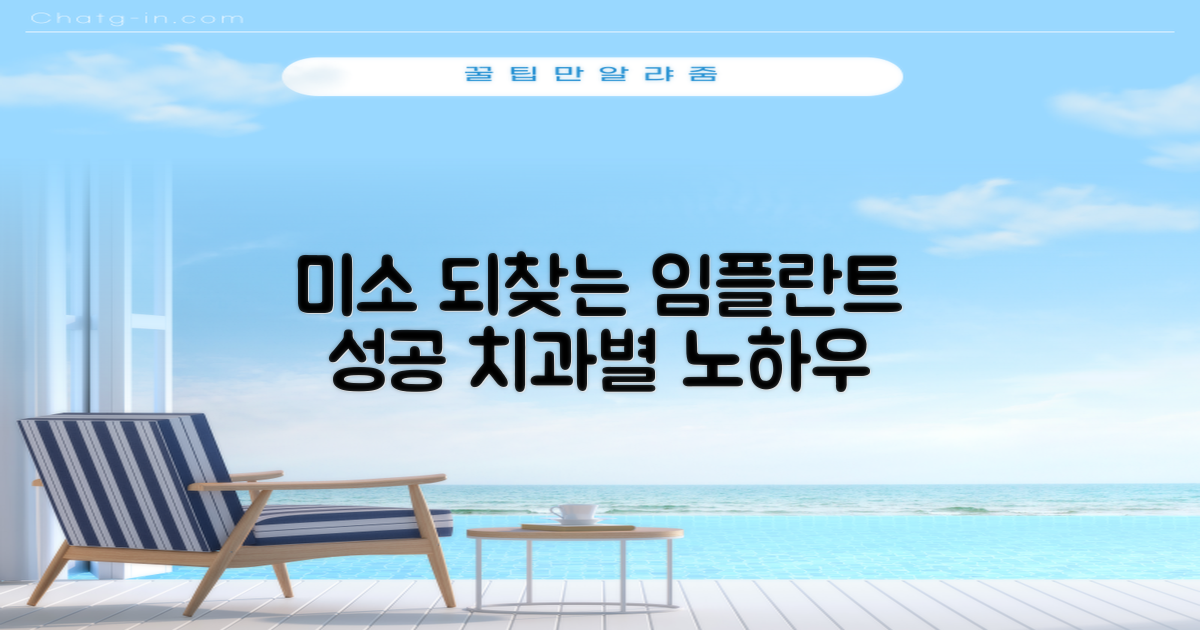 성공적인 임플란트, 당신의 미소를 되찾을 치과별 노하우