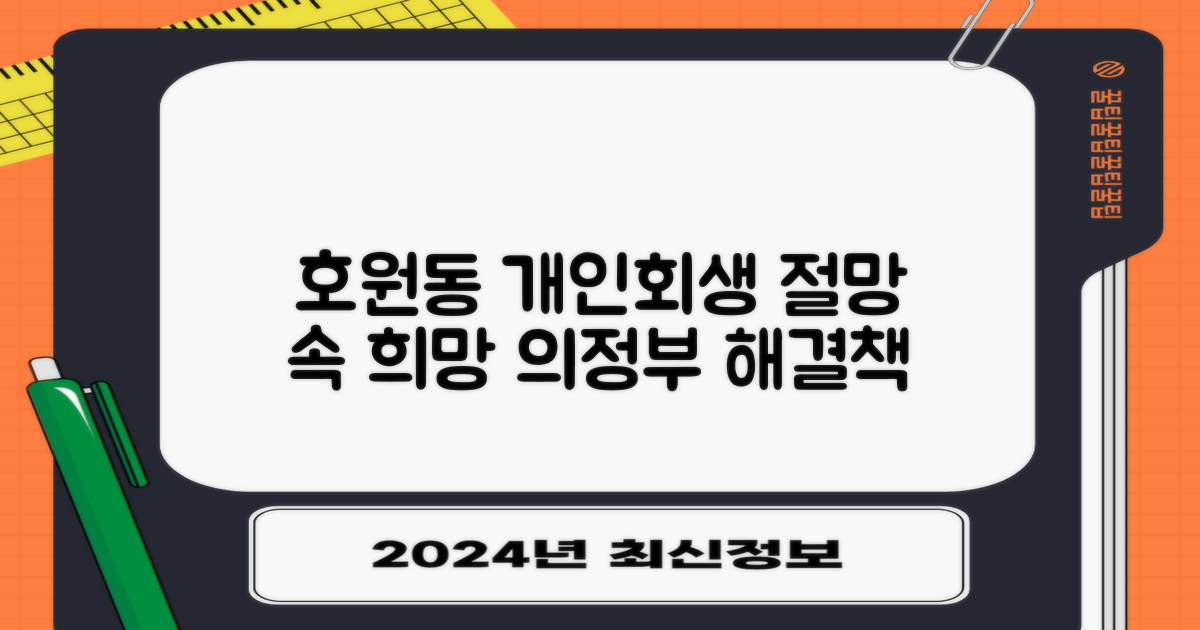 의정부시 호원동 개인회생: 절망 속 한 줄기 희망