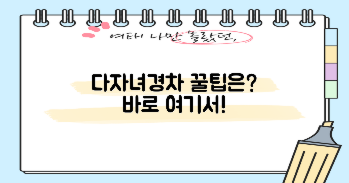 다자녀/경차 할인, 어떻게?