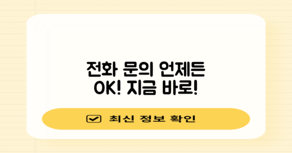 전화 문의는 언제나 될까?