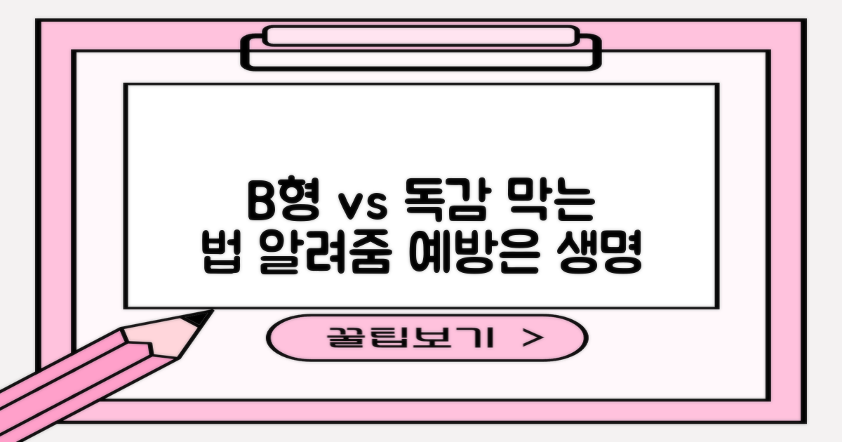 B형간염 vs 인플루엔자, 막을 수 있는 질병