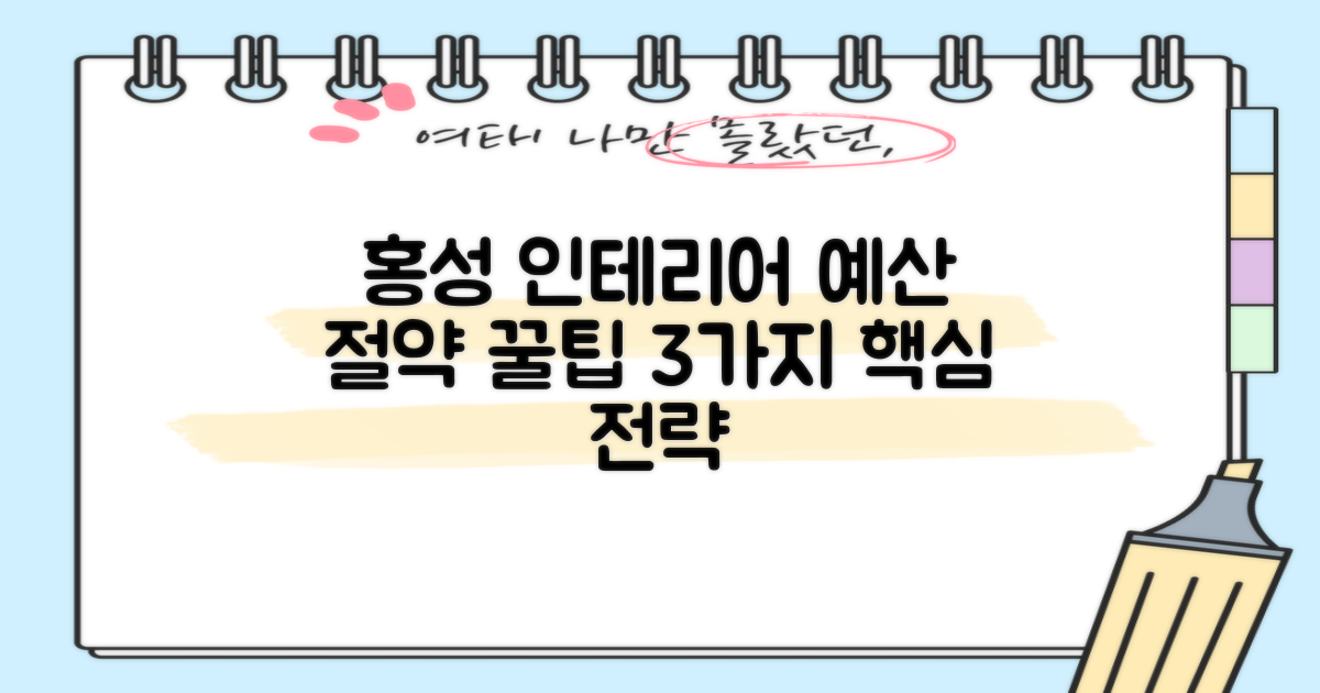홍성군 인테리어: 현명한 예산 관리와 비용 절감을 위한 3가지 핵심 팁