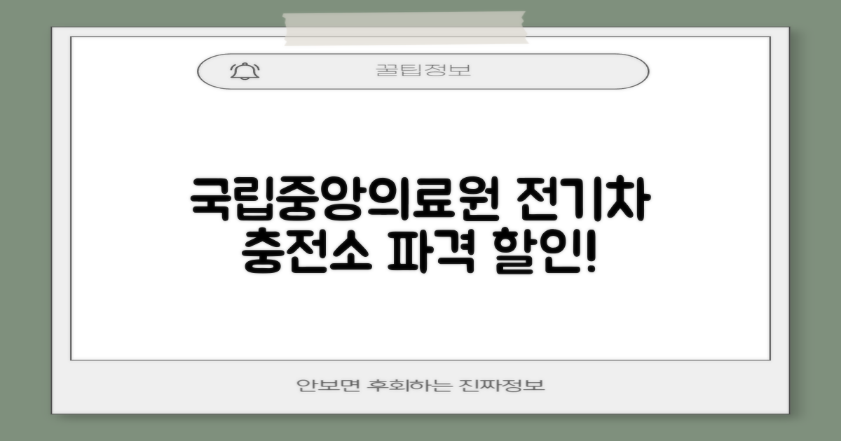 국립중앙의료원 전기차 충전소: 주차 요금 할인 및 무료 월주차 혜택 완벽 가이드