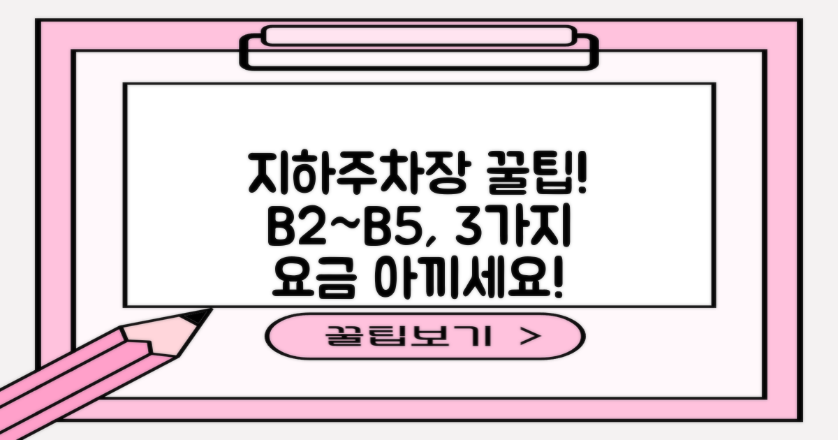 강북지사 B2~B5 지하주차장, 이렇게 알뜰하게 이용해보세요! (3가지 요금 꿀팁)
